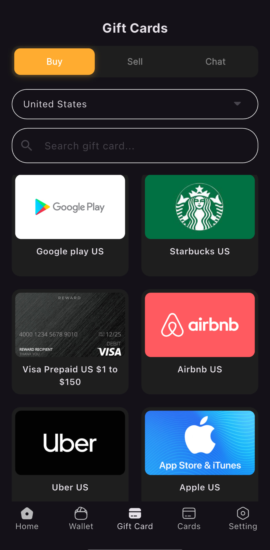 Gift Cards